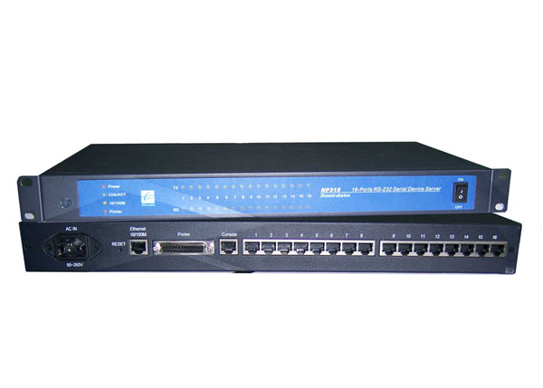 （三旺NP315）十六口串口设备联网服务器（串口转网络ＴＣＰ／ＩＰ）