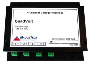 美国迈捷克MT-QuadVolt高精度四通道电压监测记录仪