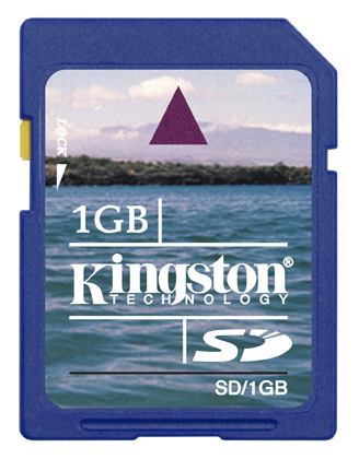 金士顿原装正品SD卡1GB