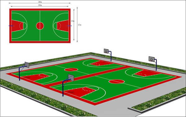 丙烯酸球场-丙烯酸篮球场-丙烯酸涂漆