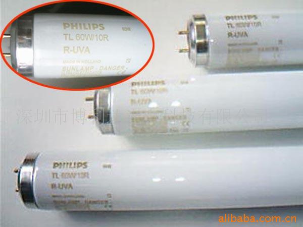 供应PHILIPS UVA波段低压荧光灯管，晒版灯管，UV灯管，TLK40W/10R，TL60W/1