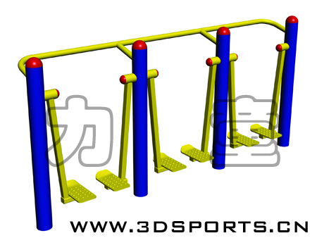 公园健身器材-社区健身器材- 三位漫步机