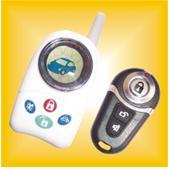 双遥控经济配置（1个单向遥控+1个双向显示遥控）AM型液晶显示双向汽车防盗器