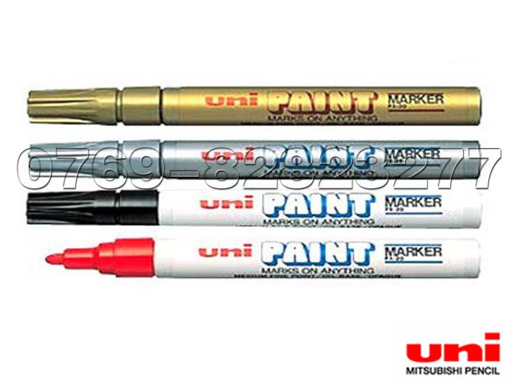 UNI三菱PX-21小油漆笔PX-20大油漆笔、记号笔