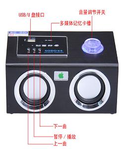 震撼音质迷你数码音箱