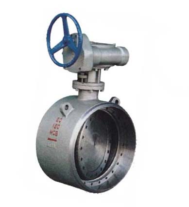 Butt Welding Butterfly Valve With Gear Actuator