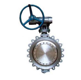 Protruding Eears Type Butterfly Valve With Gear Ac