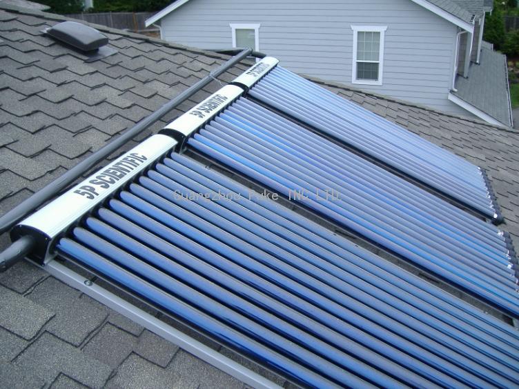 Split-Pressurized Solar Weater Heater