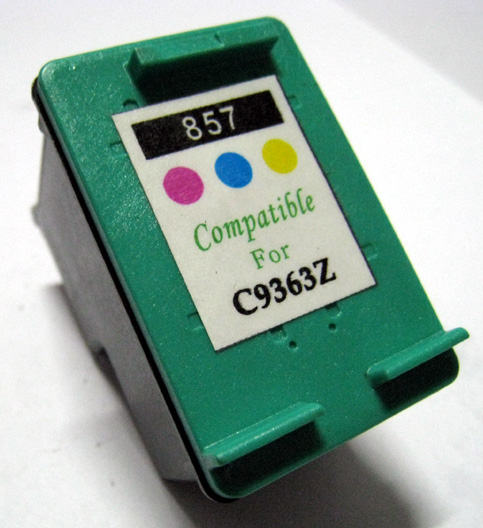 惠普857彩色墨盒，HPC9363ZZ墨盒，惠普墨盒