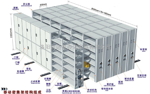 长沙档案密集架定制—上海发力电子箱柜