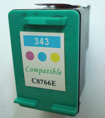 惠普343彩色墨盒，HPC8766EE墨盒，惠普墨盒