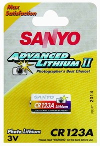 SANYO三洋CR123A电池