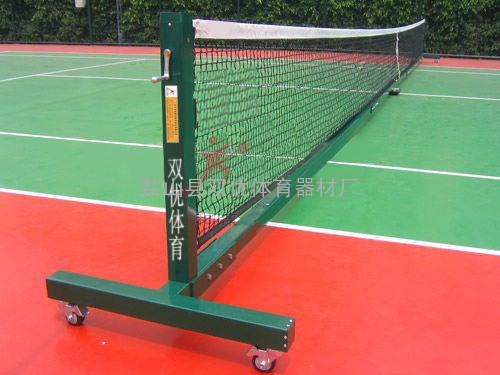 新型高档移动式网球柱 移动式网球网架