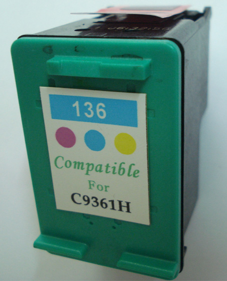 惠普136彩色墨盒，HPC9361H墨盒，惠普墨盒