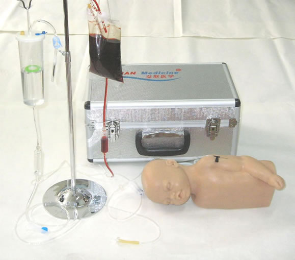 高级硅胶婴儿头部及手臂静脉注射穿刺训练模型