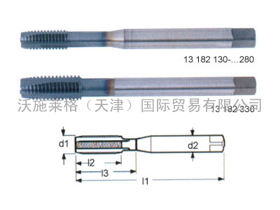 TCIN涂层HSSE钴高速钢机用丝锥