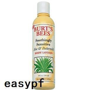 超滋润 美国 Burt's Bees/小蜜蜂芦荟牛奶身体乳液 236ML