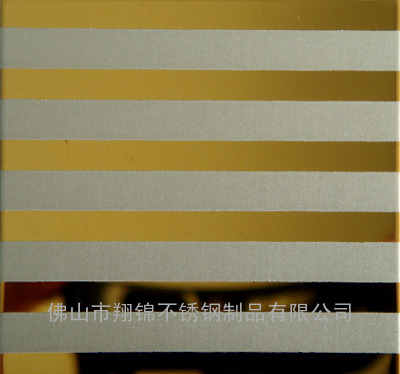 广东销售彩色不锈钢蚀刻板，金黄镜面不锈钢板蚀刻线条纹电梯轿厢板