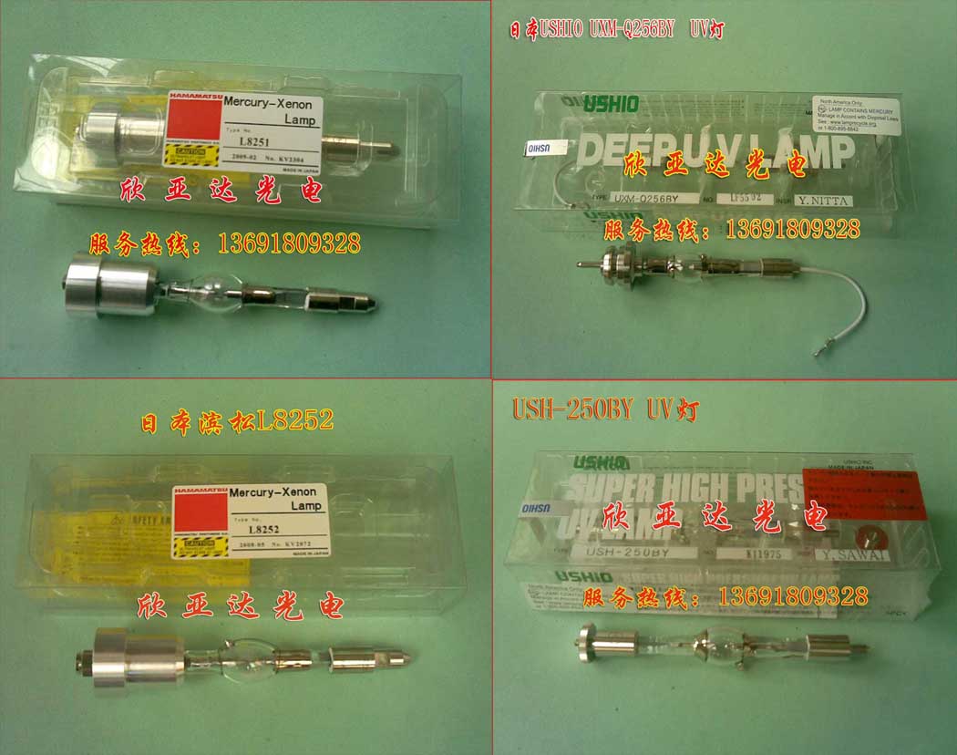 供应日本点光源，UV灯泡 ，L8251，L8252