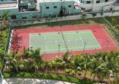 硅pu网球场施工、网球场地维修