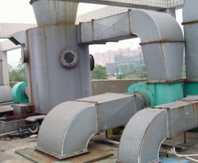 深圳白铁风管工程 工厂排风管 烟罩