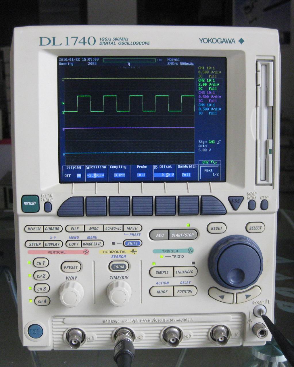 TDS7404数字荧光示波器 DL1720/DL1740