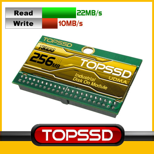 TOPSSD金标256MB固态工业电子硬盘44pin（L型平行板）