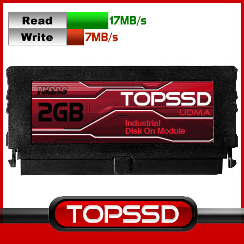 TOPSSD红标2GB固态工业电子硬盘IDE接口40pin