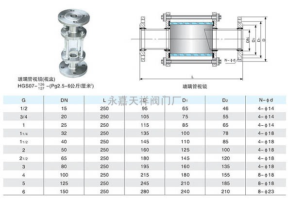 HGS07玻璃管视盅