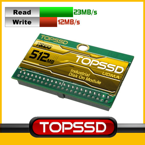 TOPSSD金标512MB固态工业电子硬盘44pin（L型平行板）