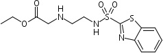 [2-(苯并噻唑-2-磺酰胺基)-乙氨基]-乙酸乙酯