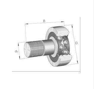 INA KR5201-2RS 螺栓型滚轮轴承