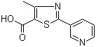 4-甲基-2-吡啶-3-噻唑-5-甲酸