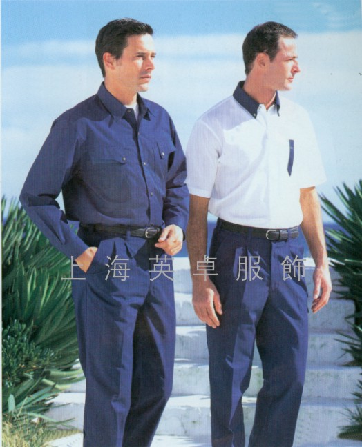 夏季工作服，短袖工作服，短袖衬衫，短袖夹克