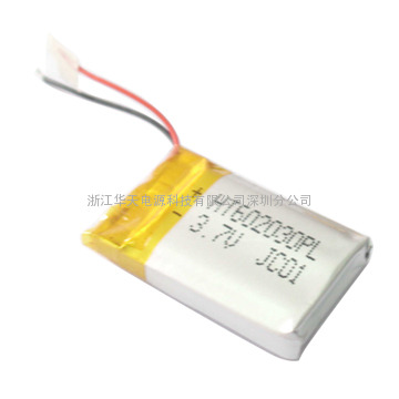 聚合物602030锂电池 小音箱音响用 品牌：HT/HUATIAN 300mAH 3.7V