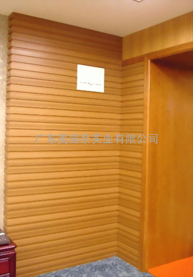 墙体背景装饰吸音材料，木质吸音板 槽木木质条形木质板