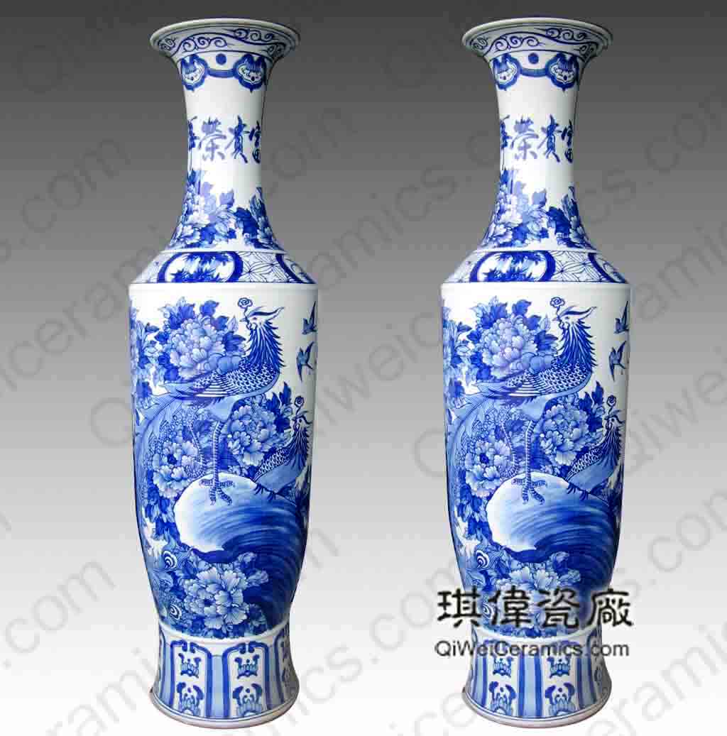 景德镇陶瓷厂家销售 开业庆典、乔迁之喜、馈赠佳品陶瓷大花瓶
