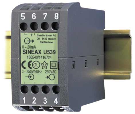 SINEAX U539电压变送器，SINEAX U539，U539