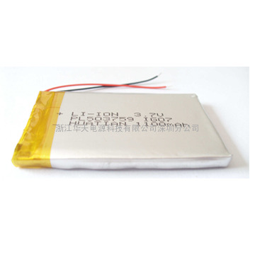 503759 1100mAH 3.7V HT/HUATIAN 锂聚合物电池