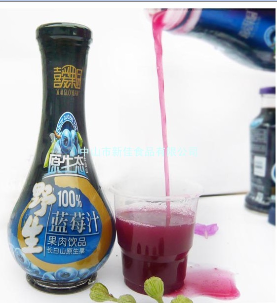 喜爱果园300ML野生蓝莓汁