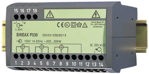 SINEAX P530有功功率变送器，SINEAX P530，P530