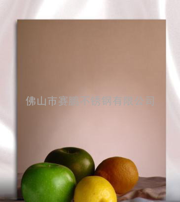 镜面玫瑰金不锈钢板，玫瑰金不锈钢彩色板
