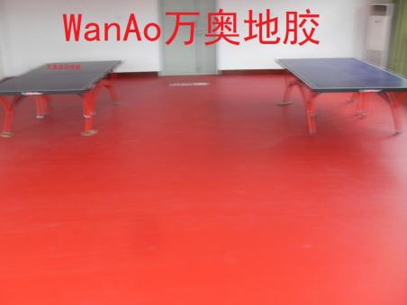苏州PVC塑胶体育运动地板，乒乓球运动场地地面材料地板