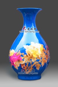 景德镇陶瓷花瓶彩瓷小花瓶装饰