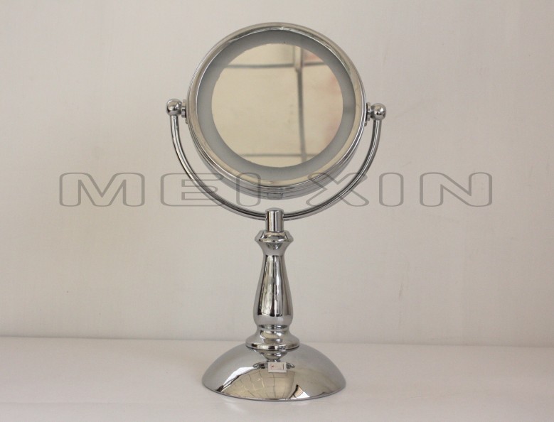 8寸化妆镜 美人镜 双面镜 立式镜 带灯镜 时尚化妆工具
