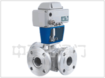 ZKRQ系列电动O形三通球阀