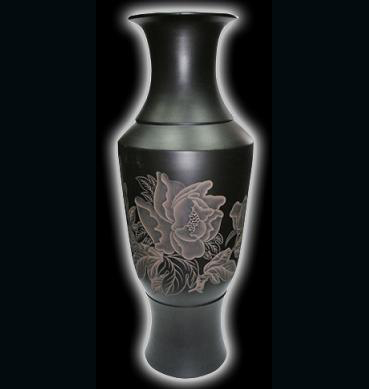 黑陶工艺品黑陶花瓶高雅文化礼品
