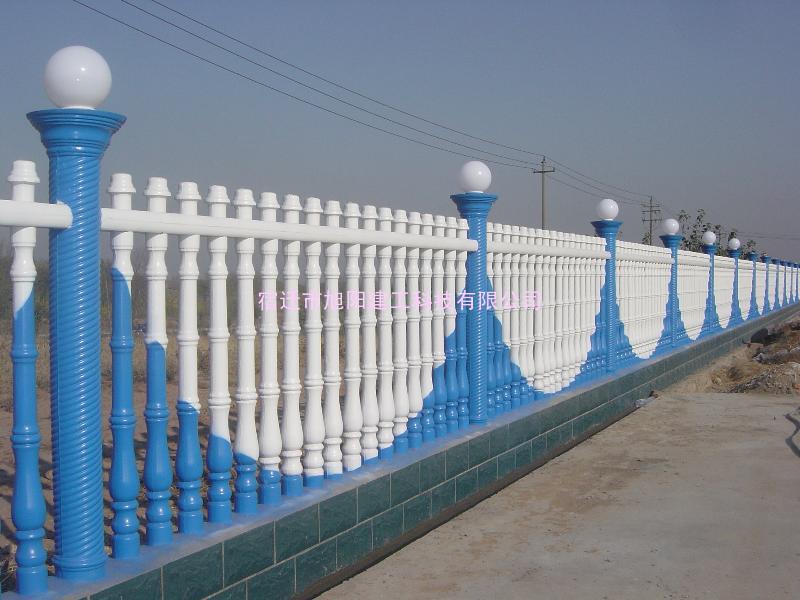 彩色水泥艺术围栏，栅栏，护栏，栏杆