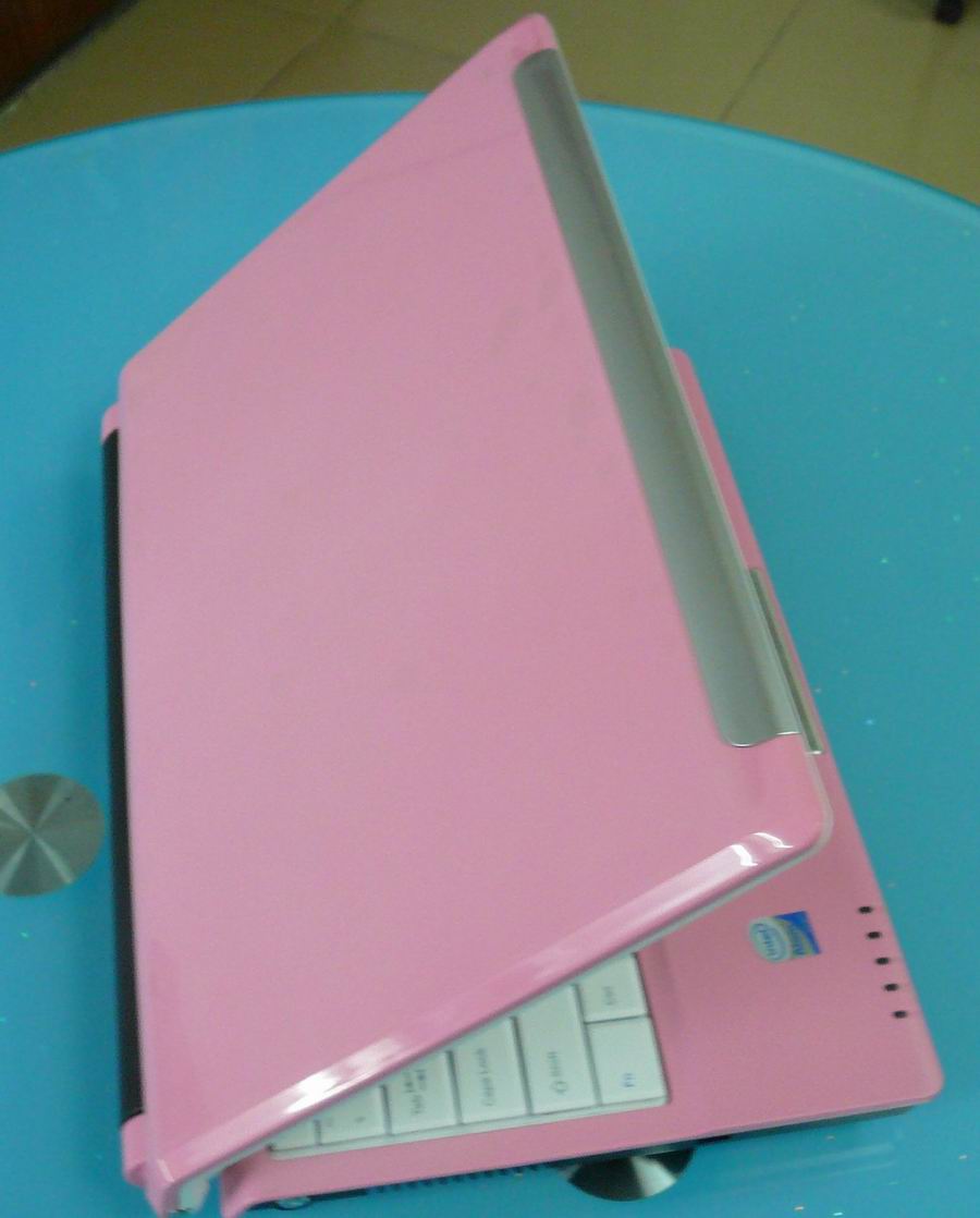 white slim 10 inch laptop