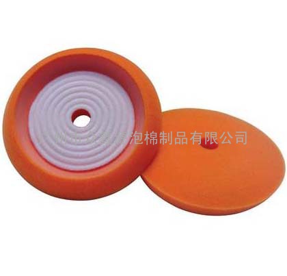 螺纹胶托抛光盘(橙红)-研磨盘、还原盘、封釉盘